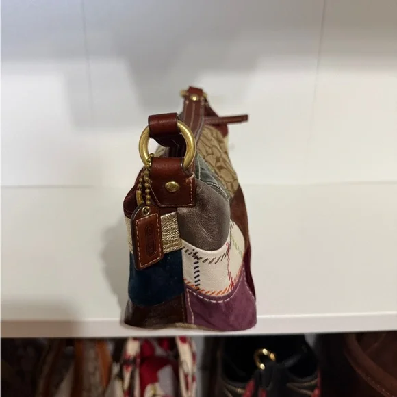 Coach Patchwork Baguette Pouch - Picture 4 of 9